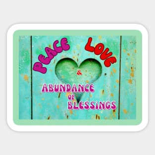 Peace & Love Sticker